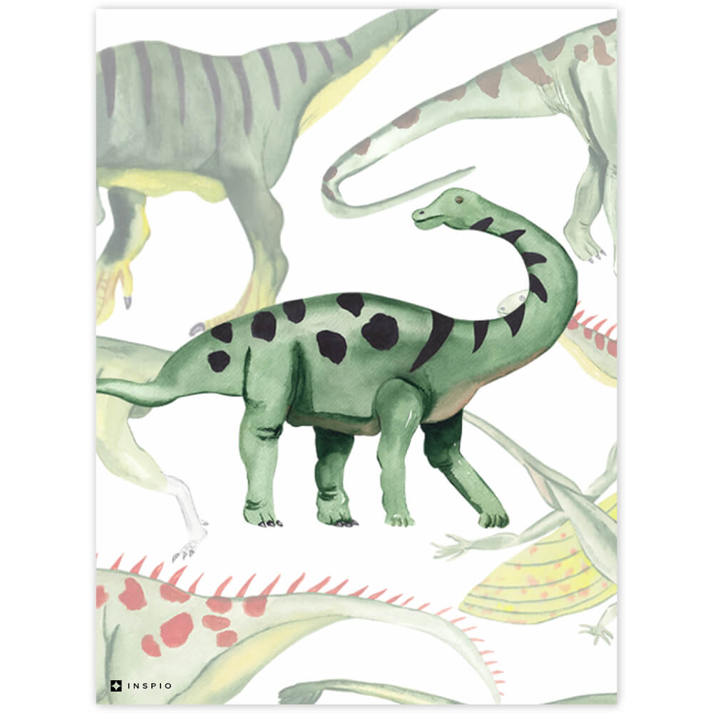 Cuadro para la pared de la habitación de los niños - Dinosaurio 2